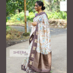 Nalli-Bell-butti jari silk Sarees